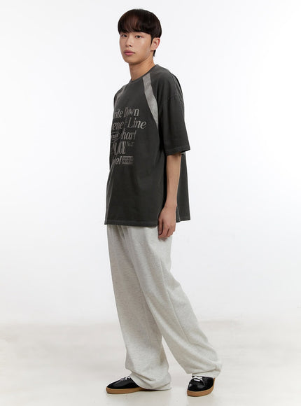 Men's Washed Graphic T-Shirt IA507