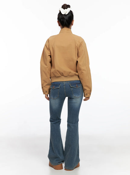 Cotton Raglan Sleeve Jacket CO514