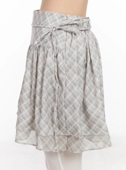 plaid-ruffle-mini-skirt-cf518