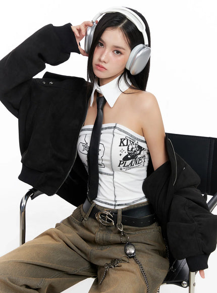 graphic-collared-tube-top-is525