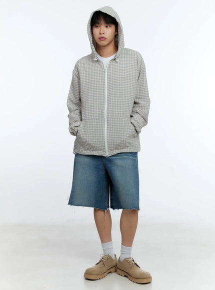 mens-checkered-windbreaker-jacket-ig515