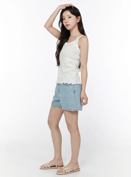 floral-ribbed-double-strap-tank-iy507