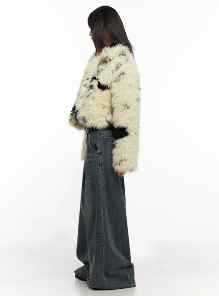 Light Merle Faux Fur Jacket IN503