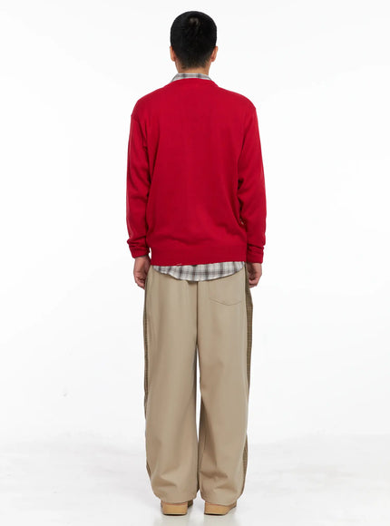 mens-side-plaid-drawstring-pants-ig529