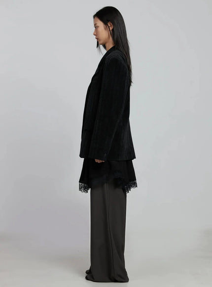 Classic Velvet Oversized Blazer IM520