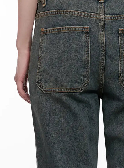 Rayne Washed Flared Jeans IS508