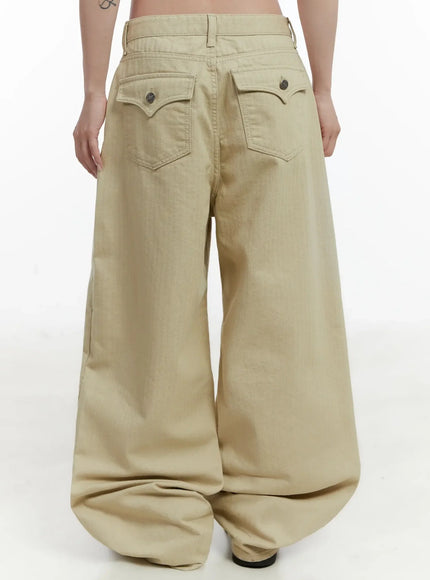 wide-herringbone-fleece-lined-pants-ij521