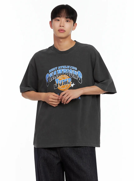 Men's Sporty Graphic T-Shirt IL516