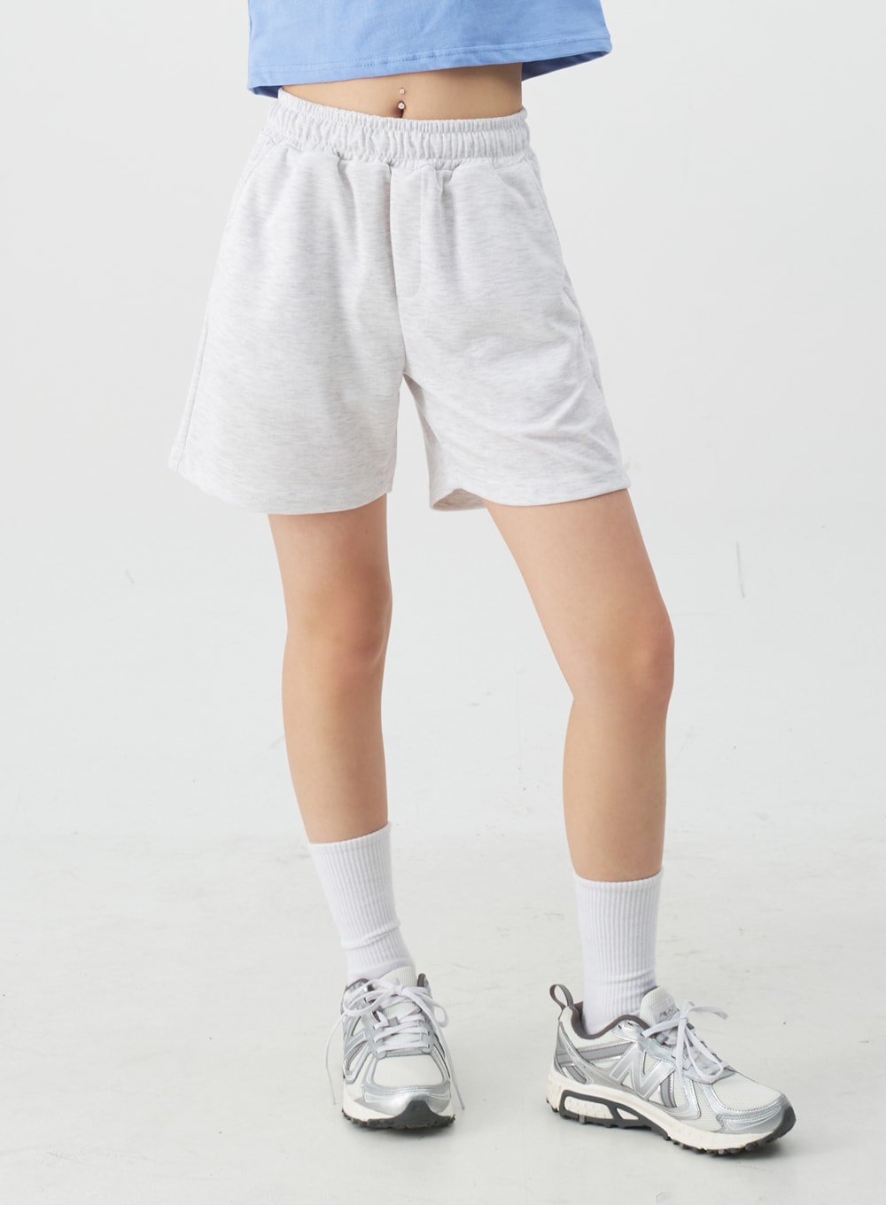 High-Waisted Sweat Shorts CJ13