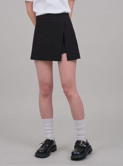 Skort with Front Slit C2701