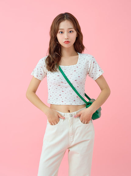 Basic Semi Wide Cotten Pants BG04