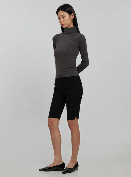Long Sleeve Slim Turtleneck IJ509