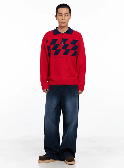 mens-snowflake-print-wide-jeans-is510