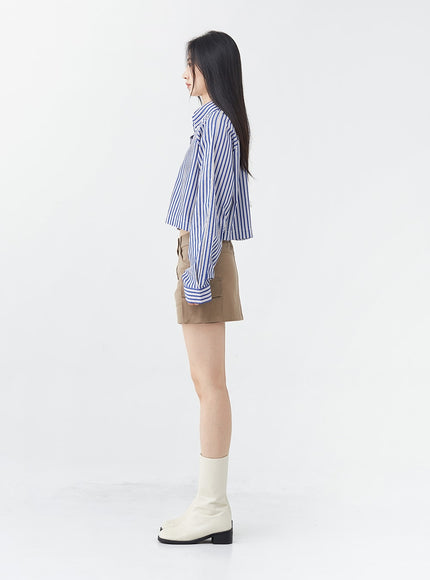 Low-Rise Pocket Cargo Mini Skirt OG18