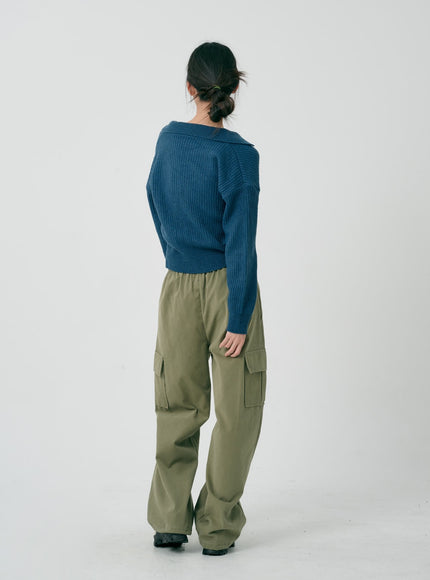 Cargo Wide Pants ID08
