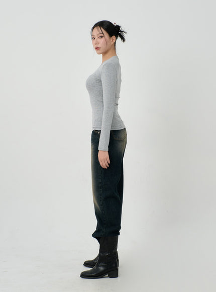 Vintage Washing Baggy Jeans ID23