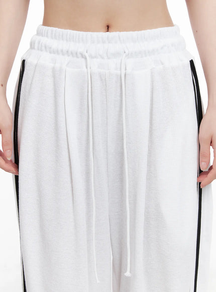 Waffle Knit Track Sweatpants CG525