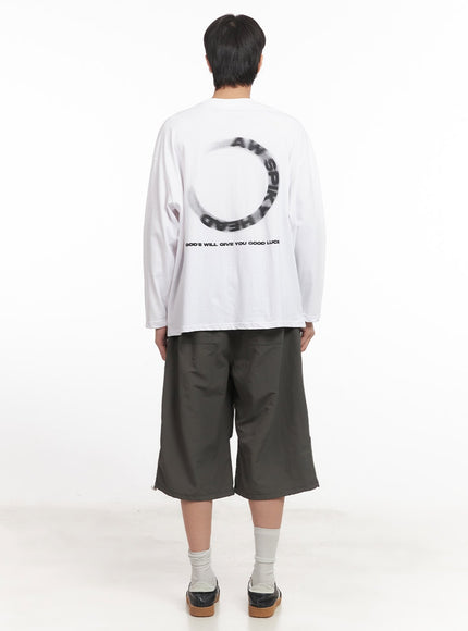 Men's Nylon Pocketed Wide-Fit Shorts IA510