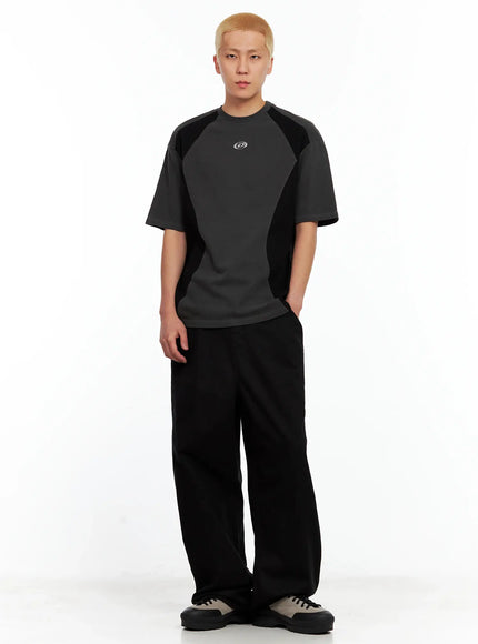 Men's Wide-Leg Cotton Pants IL511