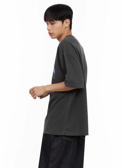 Men's Sporty Graphic T-Shirt IL516