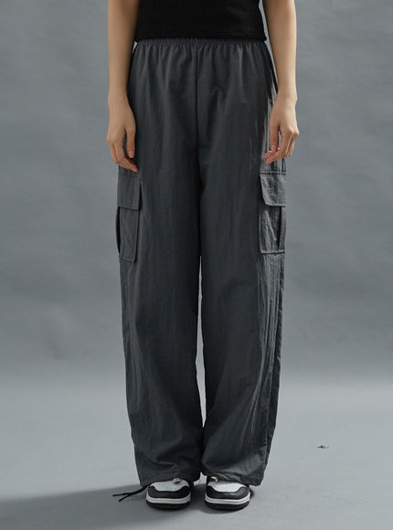 Loose Fit String Cargo Pants CG01