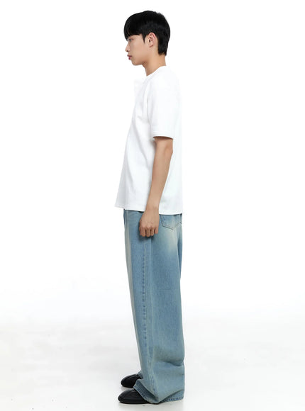 Men's Cotton Henley Tee IG520