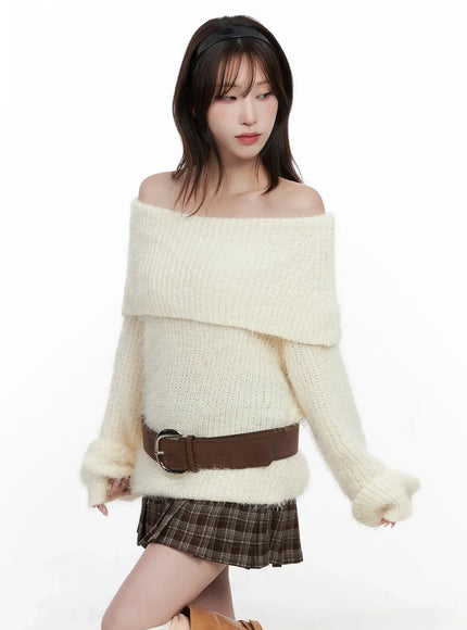 Wide Suede Belt IN503