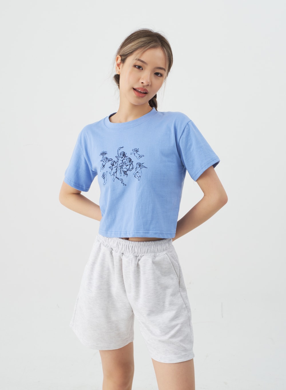 High-Waisted Sweat Shorts CJ13