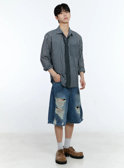 mens-plaid-button-up-top-ig501