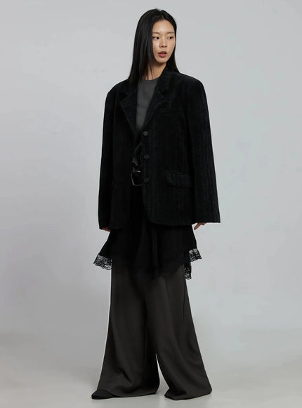 Classic Velvet Oversized Blazer IM520