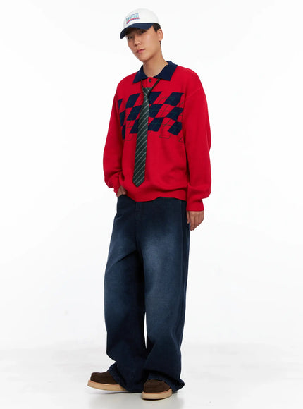 mens-snowflake-print-wide-jeans-is510