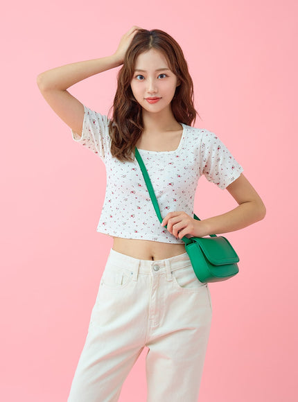 Basic Semi Wide Cotten Pants BG04