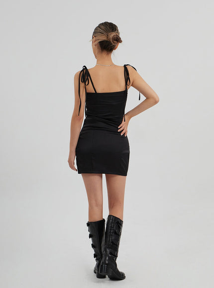 Satin Mini Dress CF313