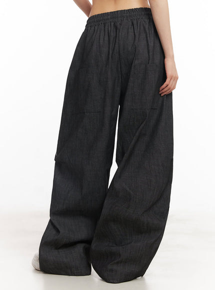 pintuck-denim-sweatpants-iy529