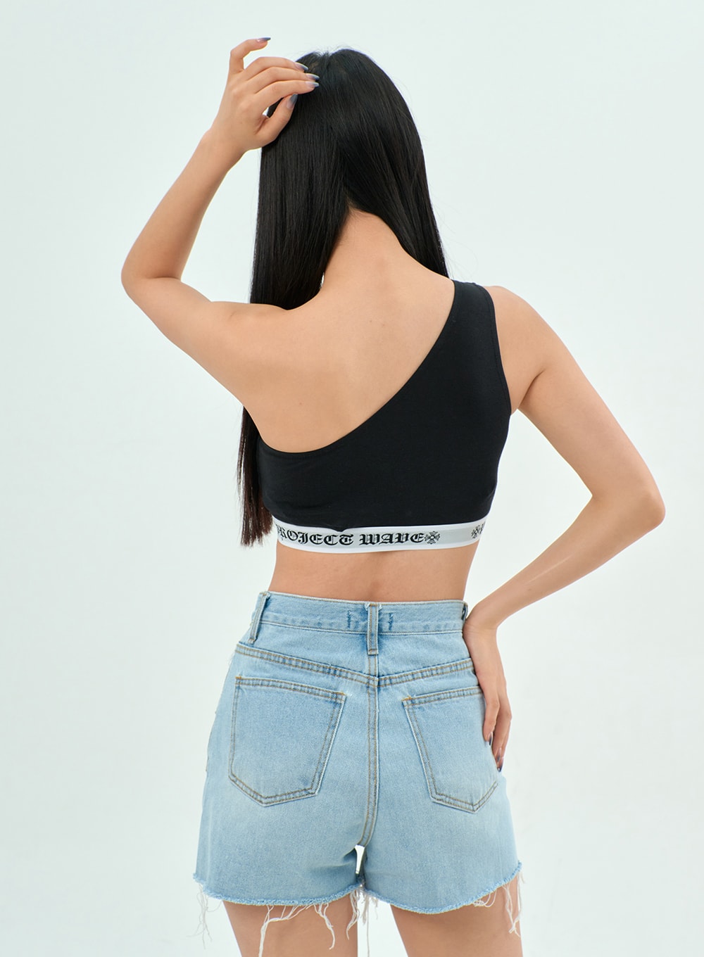 Ripped Denim Shorts BY303
