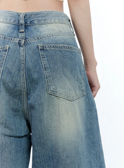 Washed Distressed Jorts CG501