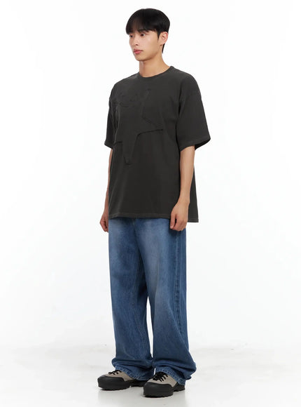 Men's Star Patch T-Shirt IL516
