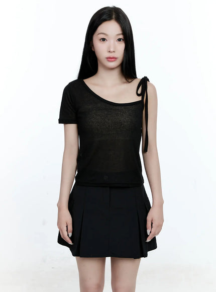 Layered Bow Short-Sleeve Tee CG513