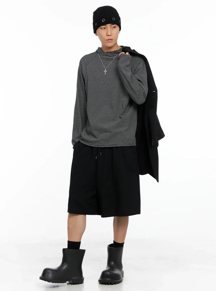 mens-striped-long-sleeve-hoodie-is502