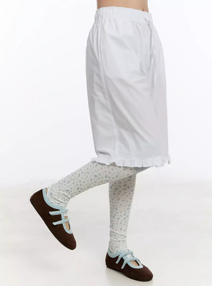 Frilled Cotton Shorts IM509