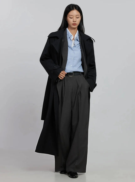 Tailored Trench Coat ID516