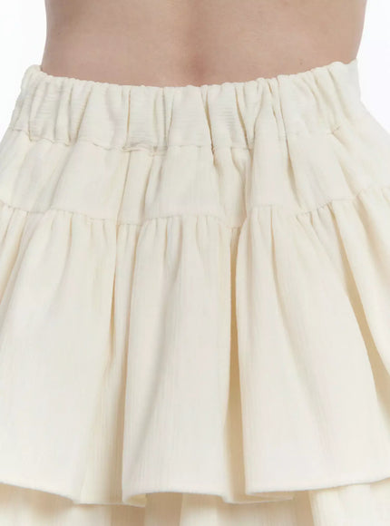 Layered Ruffle Skirt Pants ID526