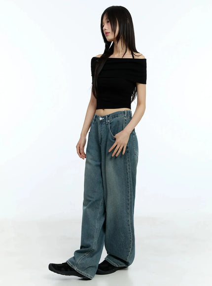 shirred-off-shoulder-short-sleeve-tee-iu525