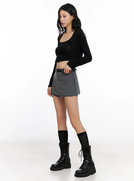 Cropped Tank & Cardigan Set IG508