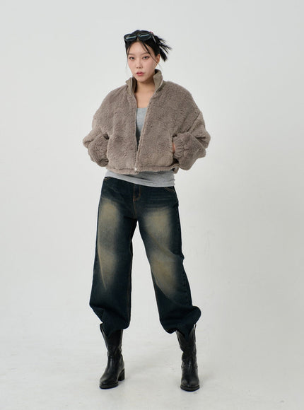 Vintage Washing Baggy Jeans ID23