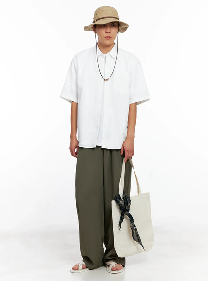 mens-twist-strap-lightweight-sandals-ig508 / White