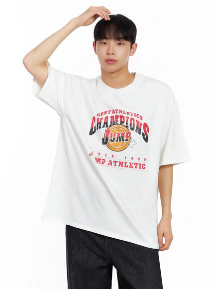Men's Sporty Graphic T-Shirt IL516