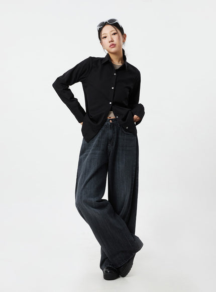 Mid-Rise Baggy Jeans CM324