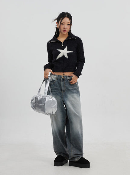 Baggy Low-Rise Jeans Unisex CJ326