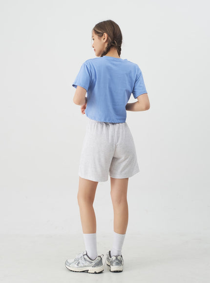 High-Waisted Sweat Shorts CJ13